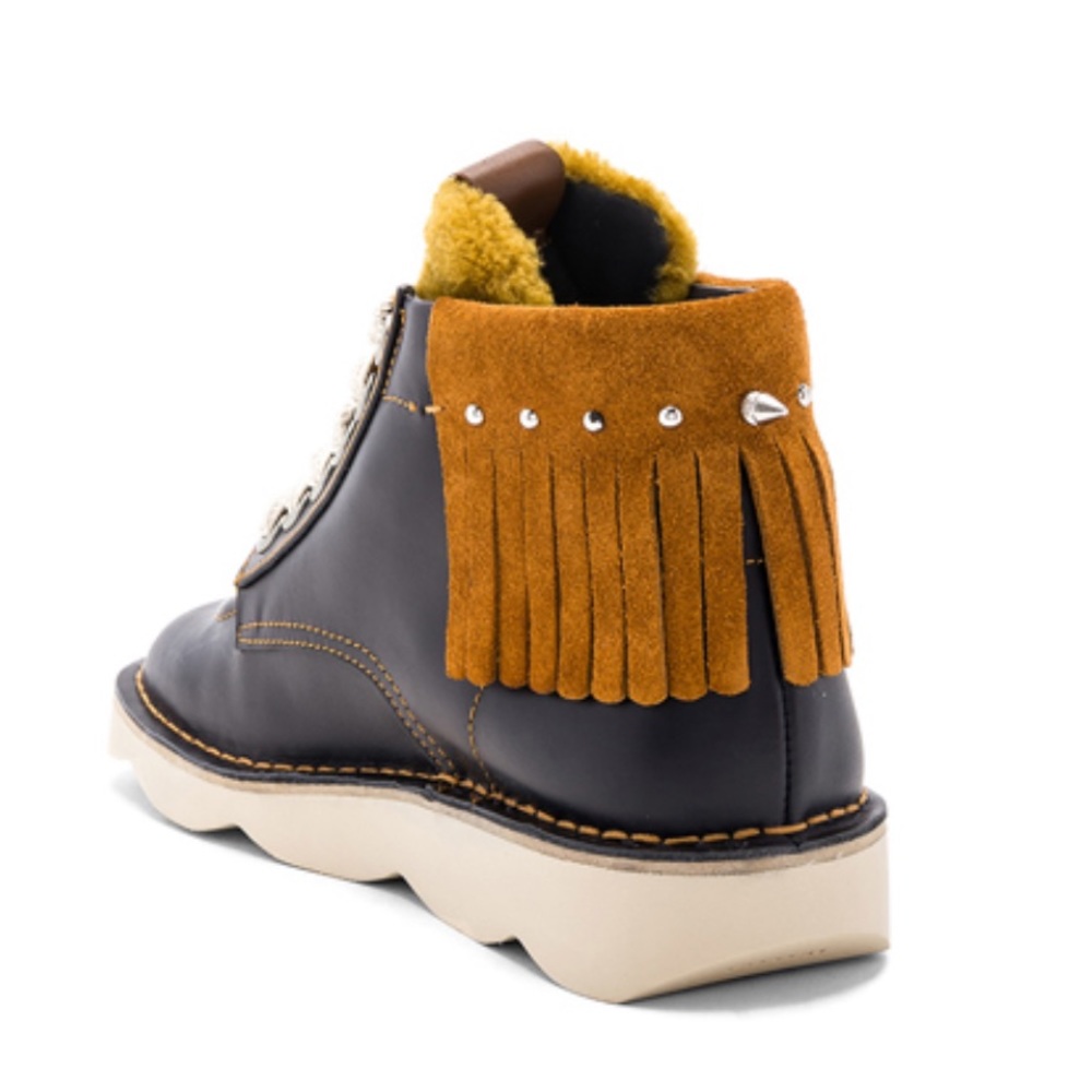 Coach Troopa High Top Shearling Derby Boots - Picture 3 of 13